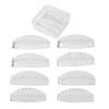 4 Pairs Grade Silicone Eyelash Curling Tools Ergonomic Design Travel Friendly Beauty