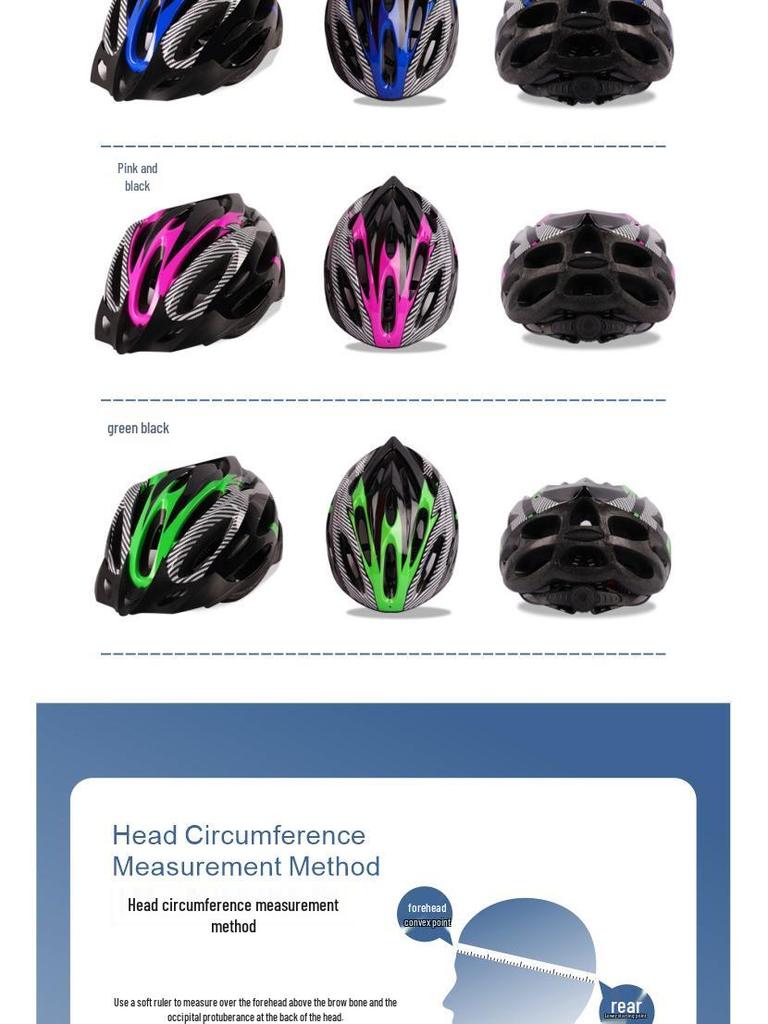 Unisex Bicycle and Mountain Road Riding Protective Helmet