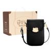New Sanrio Hello Kitty Synthetic Leather Cell Phone Pouch Shoulder Bag Regular Women's Brown/Ecru/Black HHF41141
