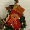 Thickened Christmas Socks Candy Bag Santa Claus Elk Snowflake Christmas Tree Decorations  Kids