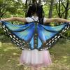 Boys Girls Shawl Butterfly Wing Dancing Party Photo Fairy Cosplay Accessory Christmas Halloween Dress up Cape Coverups
