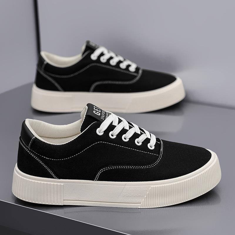 

Canvas men s shoes new summer student versatile breathable casual board shoes men s platform non-slip sports tide shoes 39