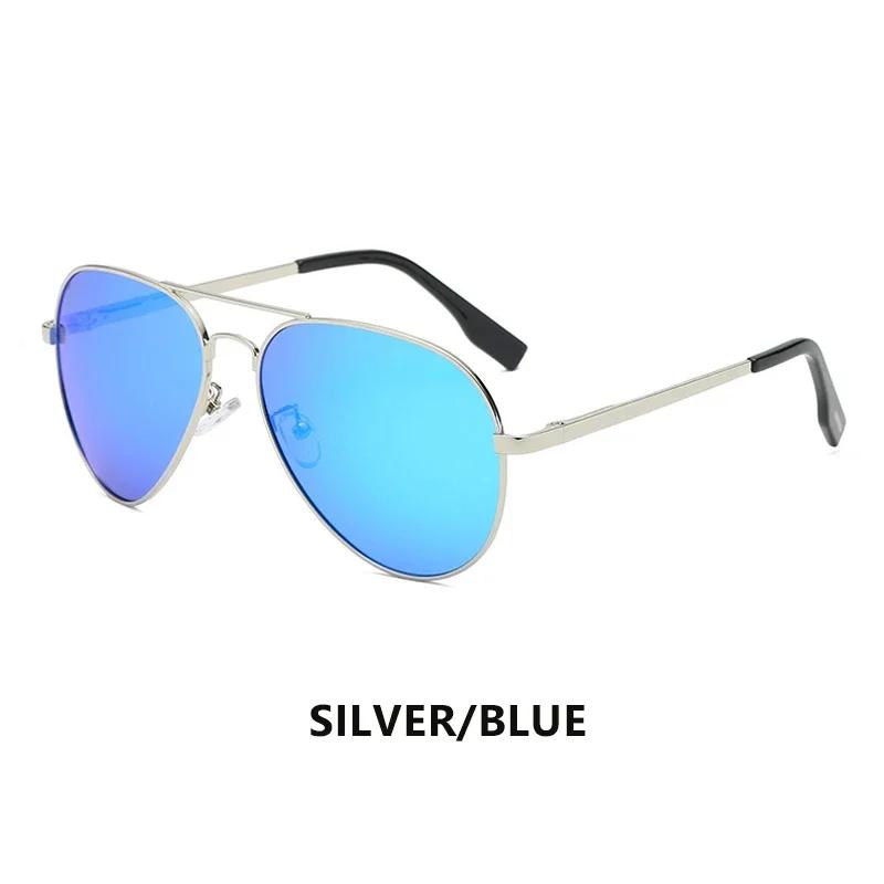 Sunglasses Men Colored Reflective Sun Glasses For Male Driving Eyewear Black Unisex Pilot Uv400 Hombre