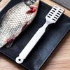 Fiskfjällare Rostfritt Stål Fiskfjällare Verktyg med Ergonomiskt Handtag Fiskfjällsborttagare Bekvämt Grepp Fiskfjällare Verktyg