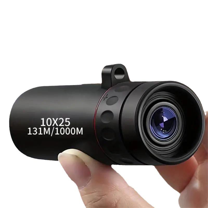 

High-Definition 10x25 Portable Monocular Telescope for Mobile Photography and Outdoor Use