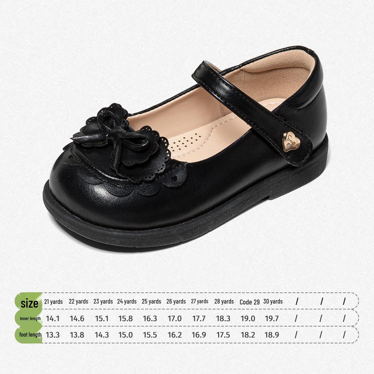 Snuffy Girls  2026 Spring Soft Sole Non-slip Lolita Leather Shoes 22