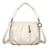 Retro Soft Leather Handbag Small Bag Women's 2026 New Casual Mother Bag Shoulder Messenger Bag
