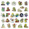 56pcs Adorable Cartoon Turtle Graffiti Stickers designed for DIY Scrapbooking Phone Laptop Guitar Suitcase Water Bottle Water Resistant Sticker
