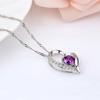 Tmall Pendant Women'S Silver-Plated Pendant Forever Heart Love Necklace Pendant