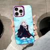 Wandering Witch Elaina Purple Translucent Mobile Phone Case for iPhone 17 16 15 14 13 12 11 X XR XS Air Pro Max Plus Cover