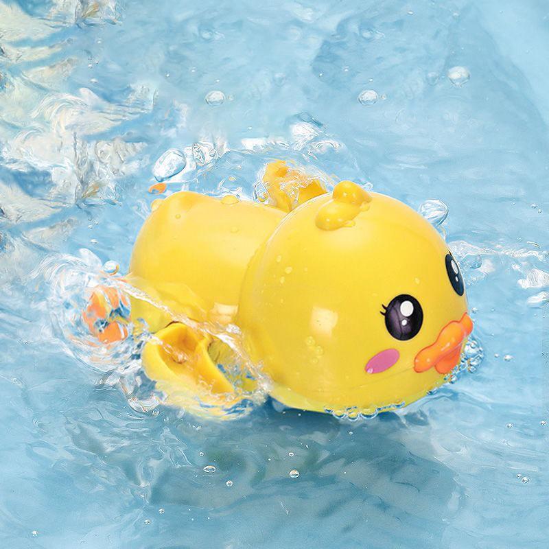Baby Bath Toys Pool Beach Classic Chain Clockwork Water Toy Bathing Cute Duck Turtle Dolphin For Kids Water Playing Toys