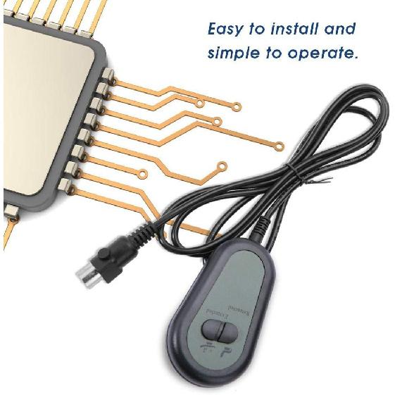 Walfront Gourd-Shaped Multi-Functional Electric Recliner Ranked Skeleton ABS Controller Chair Bed Regulator 5A 5 Pins Fit for Most Electric Recliners