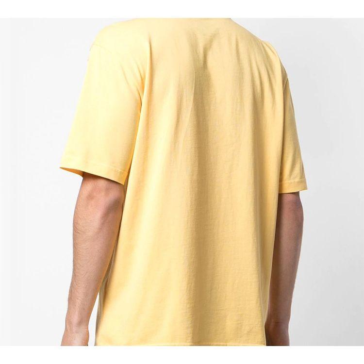 Palace Wise Up Disaster Artist James Franco Print Short Sleeve T-Shirt Unisex Tops Yellow P17TS010