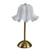 Modern Minimalist Flower Shape Table Lamp USB Rechargeable 3 Color Dimmable LED Night Light for Bedroom Bedside Home Decor