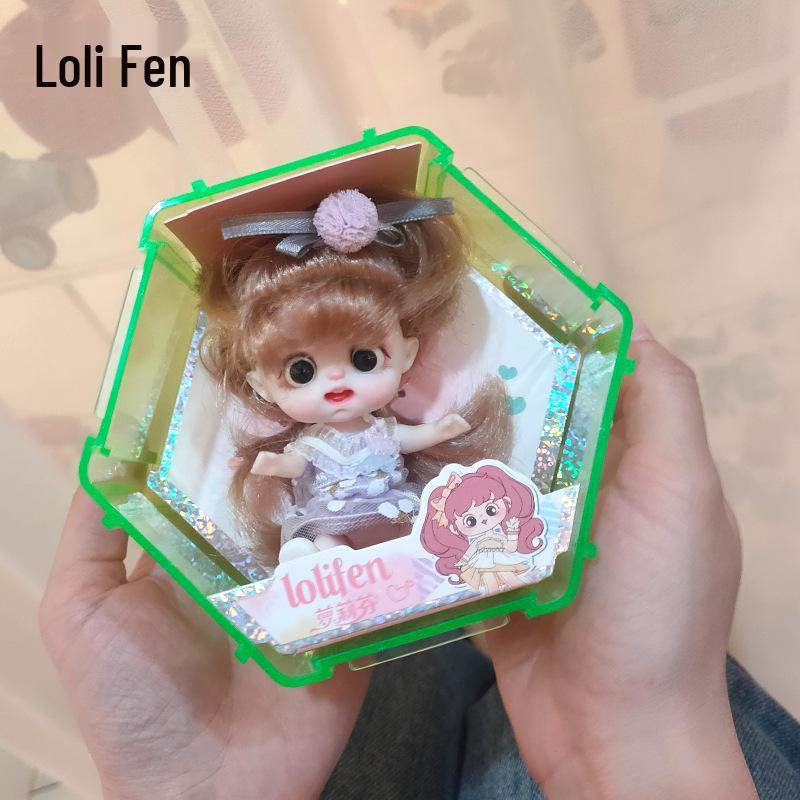 

17 см Різдвяний набір ляльок з багатьма суглобами - Вишукана іграшка для переодягання принцеси