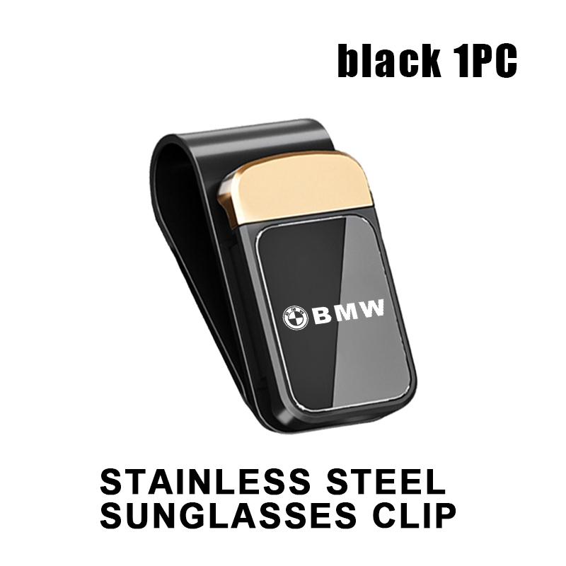 Car Sun Visor Eyeglass Hanger Stainless Storage Holder Clip For BMW M Sport M2 M3 M4 M5 M6 E46 E90 E60 F10 F20 E87 X3 X6