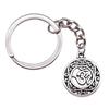 Metal Fittings Yoga Keychain Sport Theme Key Ring Souvenir 28mm