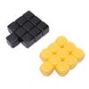 20 szt. 16mm puste kostki plastikowe odporne na uderzenia wielofunkcyjne DIY puste kostki z torbą do przechowywania do gry planszowej
