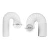 Tuyau d'échappement extensible 130 mm x 1,5 m 150 mm x 1,5 m 150 mm x 2 m