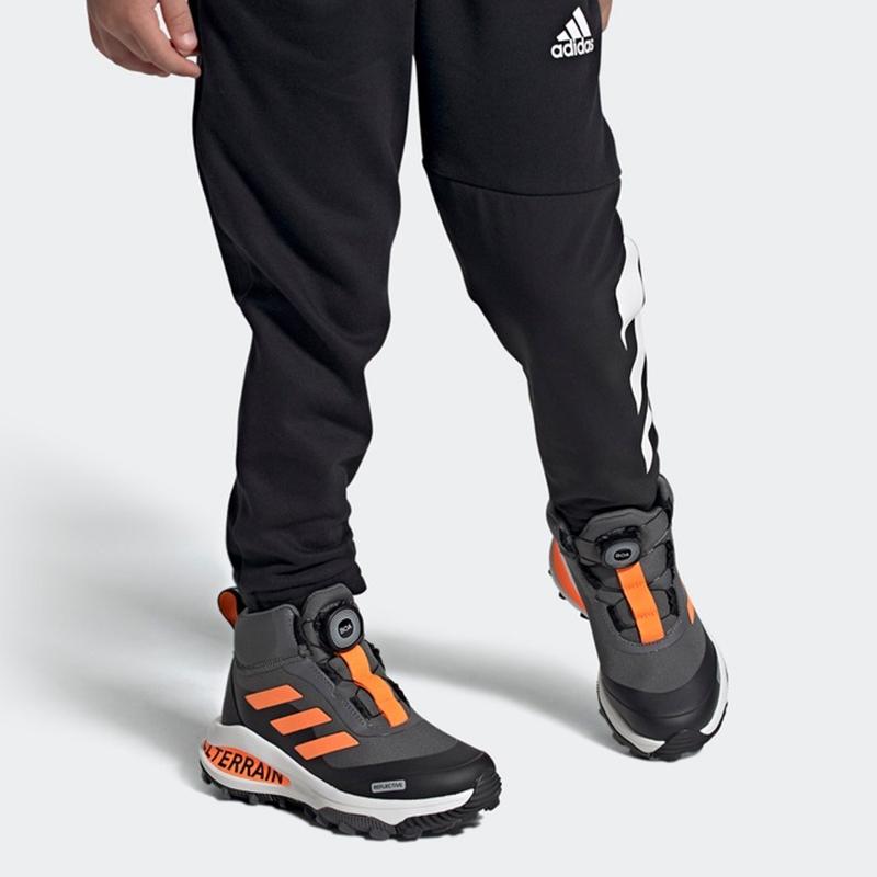 Adidas Fortarun Comfortable Boots Gray Orange Kids' FW2601