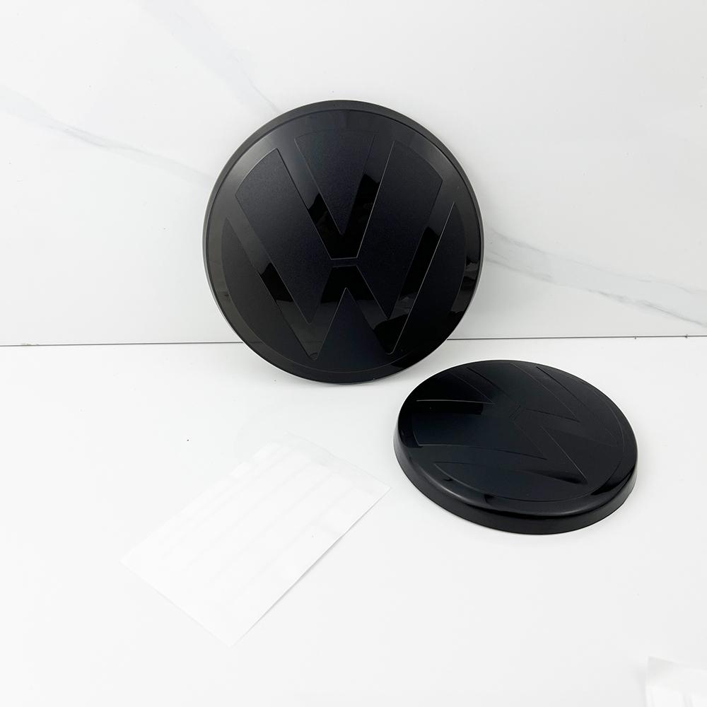 SVLHP1 ABS Front and Rear Emblem For VW Golf 6 Golf 7 Golf 7.5 Golf 8 Not Affect ACC Modified Black Label Flat Mirror Logo Accessory