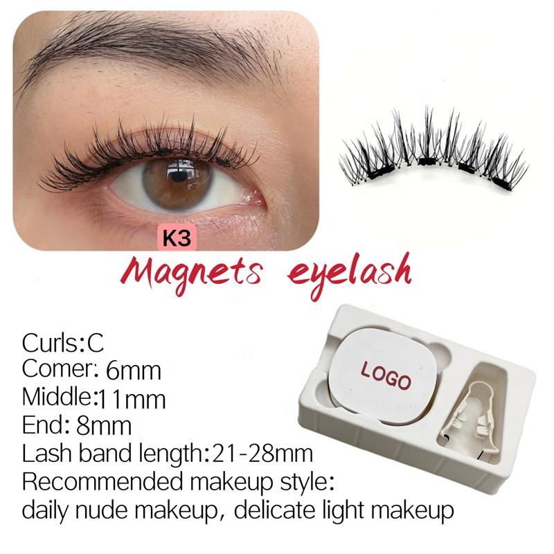 2026 New Magnetic Lash Vendors Synthetic Hair Handmade Korean PBT Eyelash Extensions with Individual Lash Box