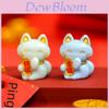Adorable Resin Lucky Cat Figurines For Car Desktop Decor In Multiple Colors Cute Lucky Cat Resin Craft For Diy Decoration