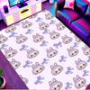 Labubu Print Rug, Washable Floor Carpet, For Entryway Dorm Laundry Room Office Study, Home Decor Birthday Christmas Gift