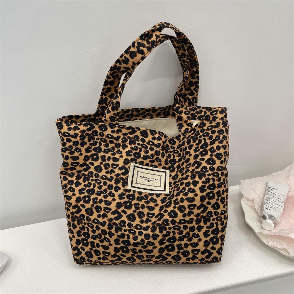 

Ретро квіткова полотняна сумка, велика містка сумка для мами для поїздок на роботу, модна портативна сумка для ланч-боксу.