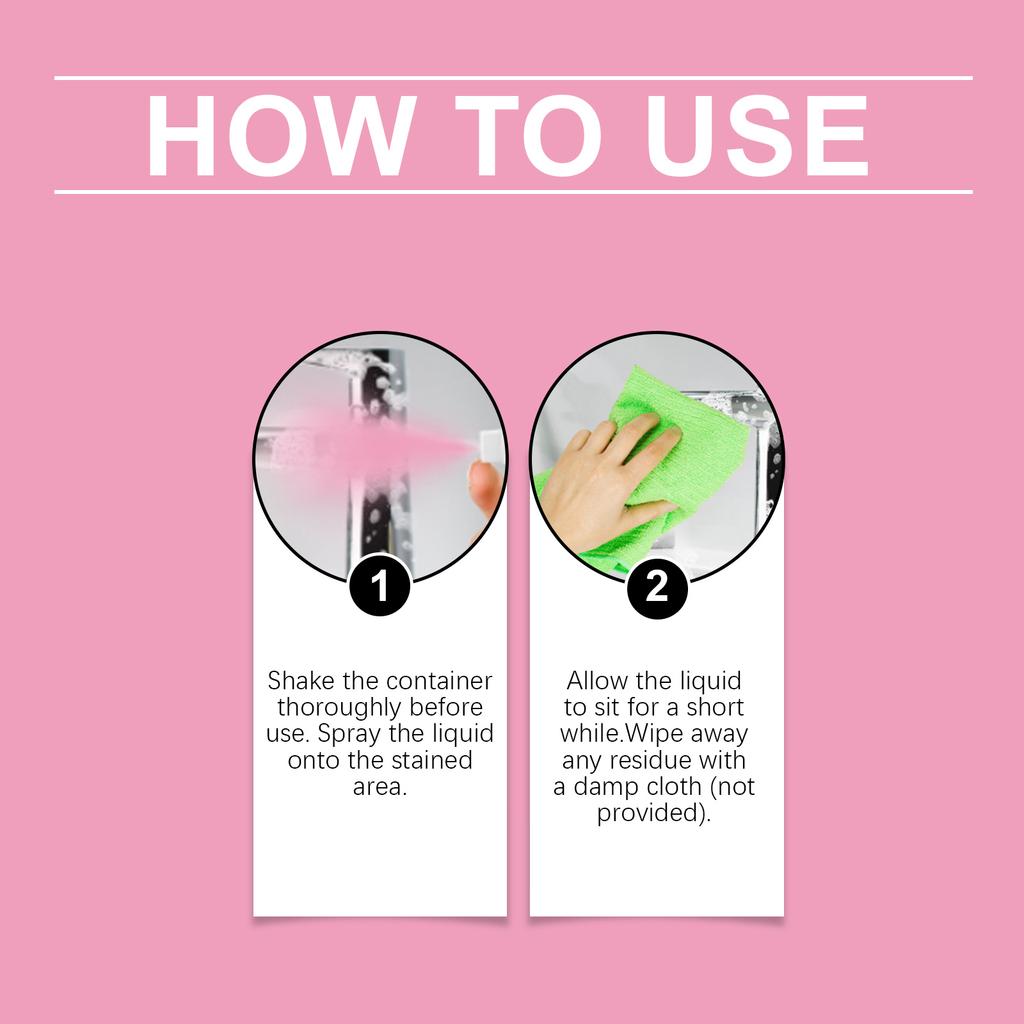 Bathroom Cleaner, Versatile for Various Hard Surfaces, Easy To Spray and Wipe, Suitable for Daily Use In Multiple Scenarios To Remove Stains