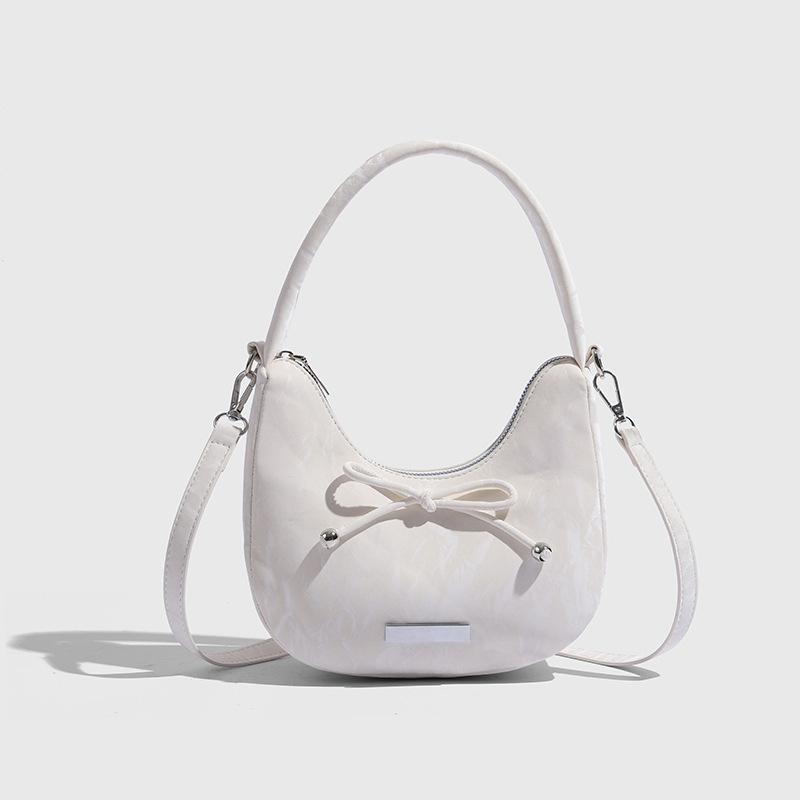 Popular Super Fire Bow Handbag Schoolgirl Sweet Cool Hottie Style Shoulder Underarm Bag Sweet Bag Female
