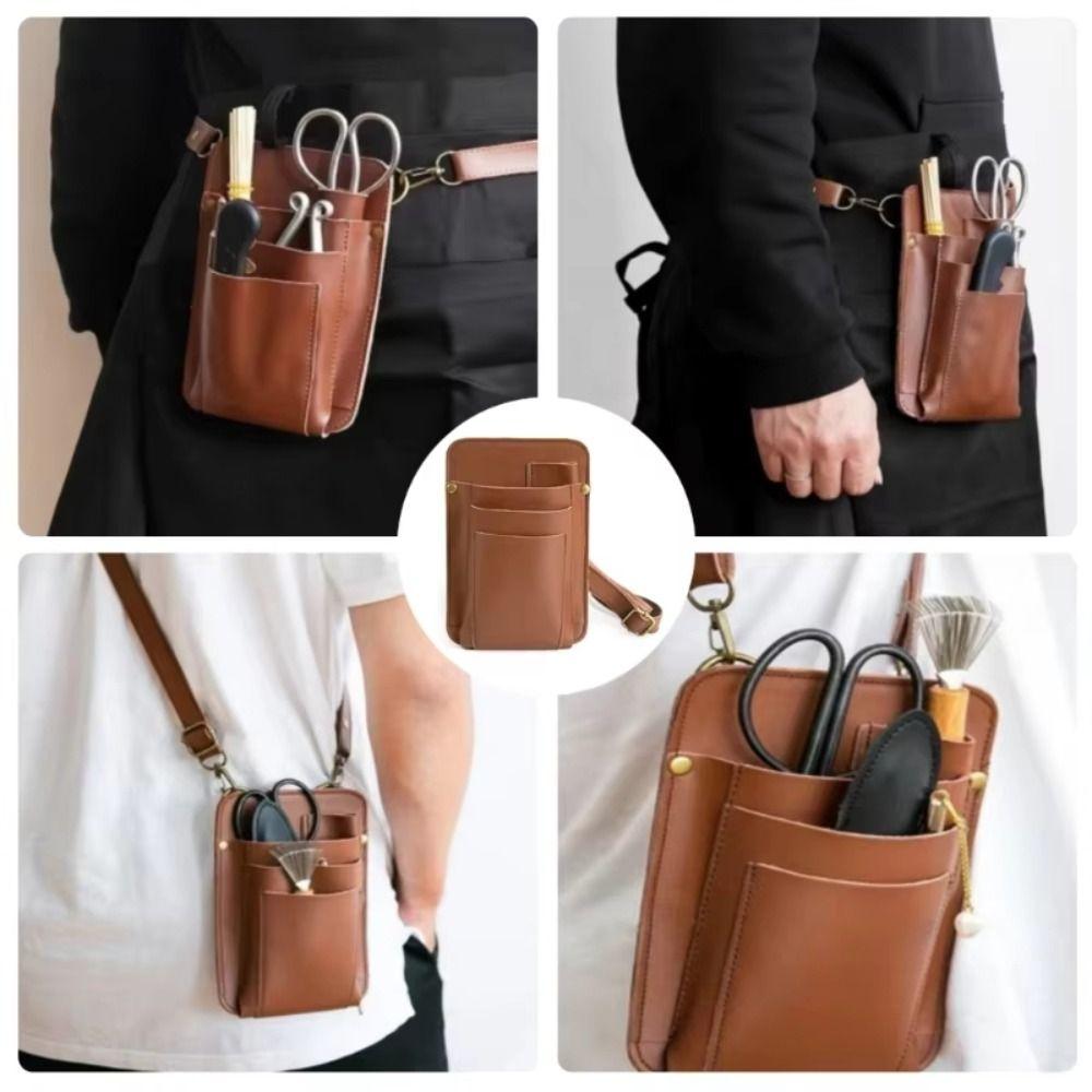 Heavy Duty Leather Garden Tool Belt Multi-layer Leather Tool Belt  Maintenance
