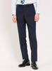Takakyu Navy Stretch Washable Regular 110014043122337 Men's Two-Button Wool-Blend Two-Pant Suit, Fit,