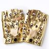 Women's Half-Finger Steel Pole Dance Gloves for Nightclub and Fashion Shows