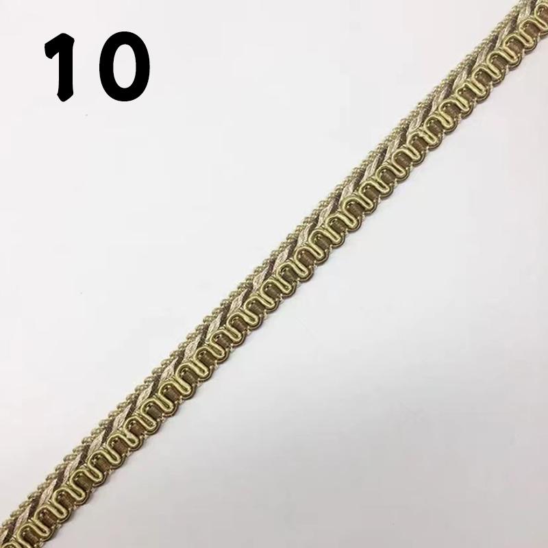 15 Meter Quastenfransen-Spitze im europäischen Stil Besatzkante Band für DIY Nähen Bekleidung Vorhang Sofa Kissen Polsterhandwerk Dekor