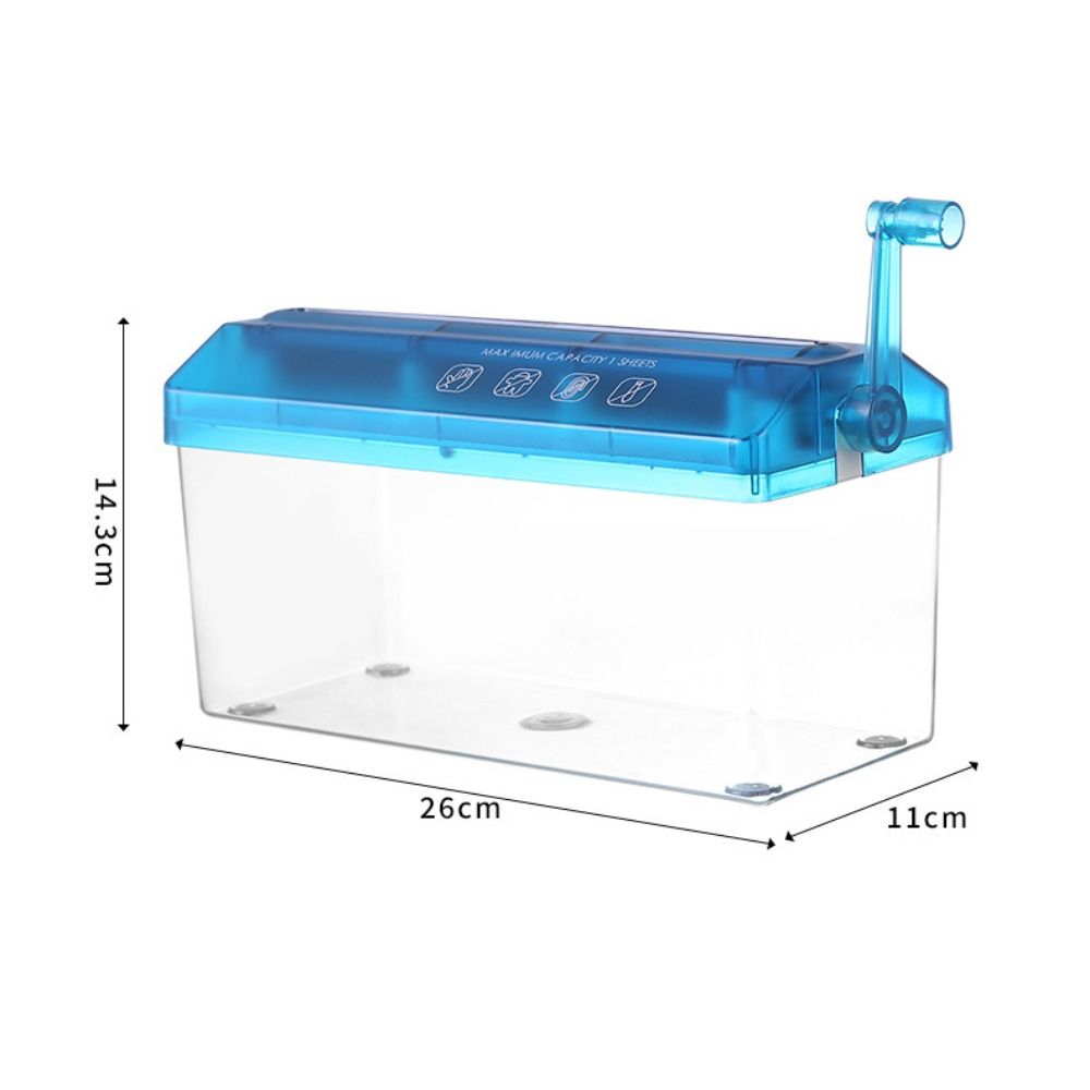 Mini Manual Shredder ABS Paper Cutting Tool High Quality Documents Paper Cutting Tool  Home Office