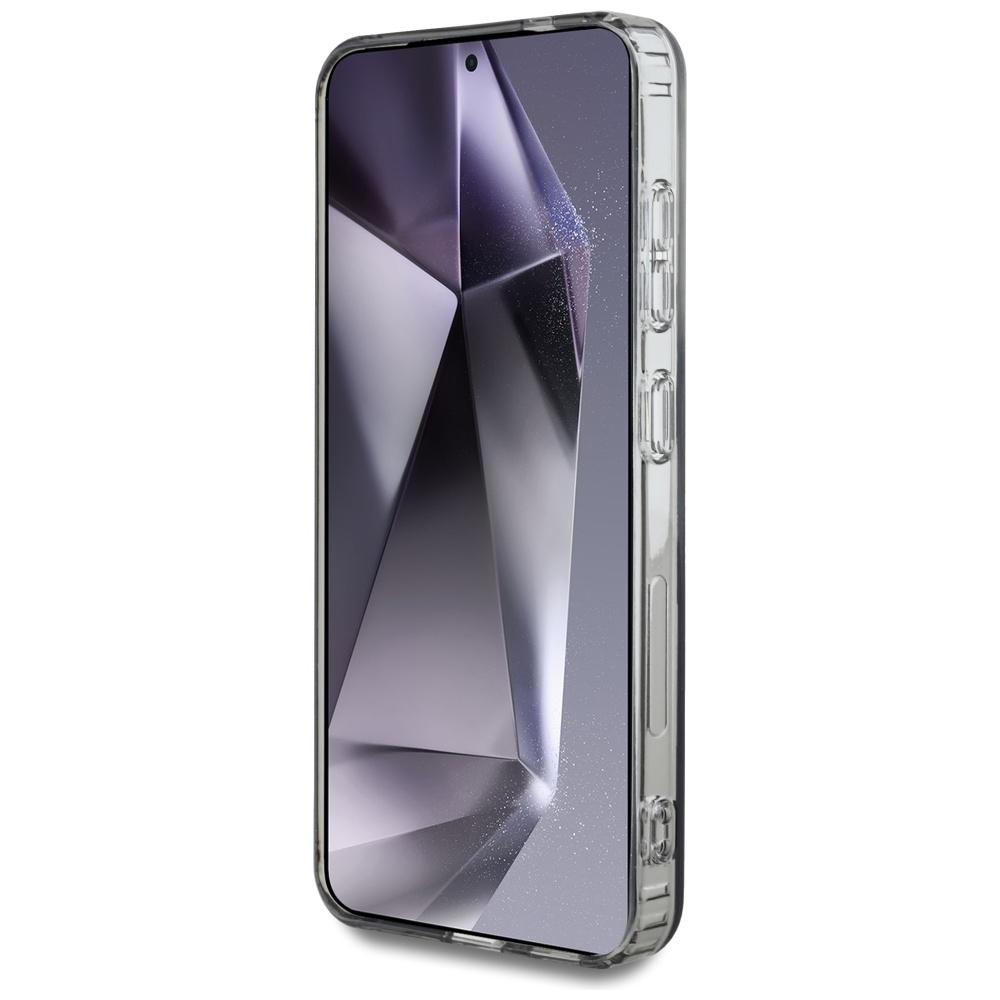 Hülle für Samsung Galaxy S25 Guess Strasssteine MagSafe schwarz