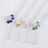 Reusable Drinking Straws Transparent Tea Coffee Straw Creative Straight Bend Straws  Bar Tool
