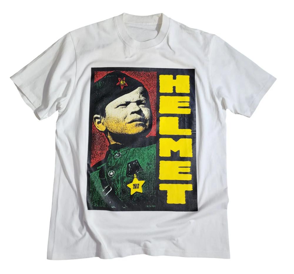 Vtg Helmet Band Album Music Cotton White All Size T Shirt For Men SE515 Unisex T-Shirt S