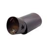 Universal Titanium Black Stainless Steel Exhaust Tailpipe Sleeve for Buick Excelle, Nissan Bluebird, and Ford Focus