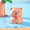 Ornamental Garden Resin Small OrnamentsSummer Capybaras Fish Tanks Aquarium Decoration Accessories