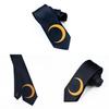 Novelty Black Arrow Patterned Necktie For Men Women Cosplay Second Dimension
