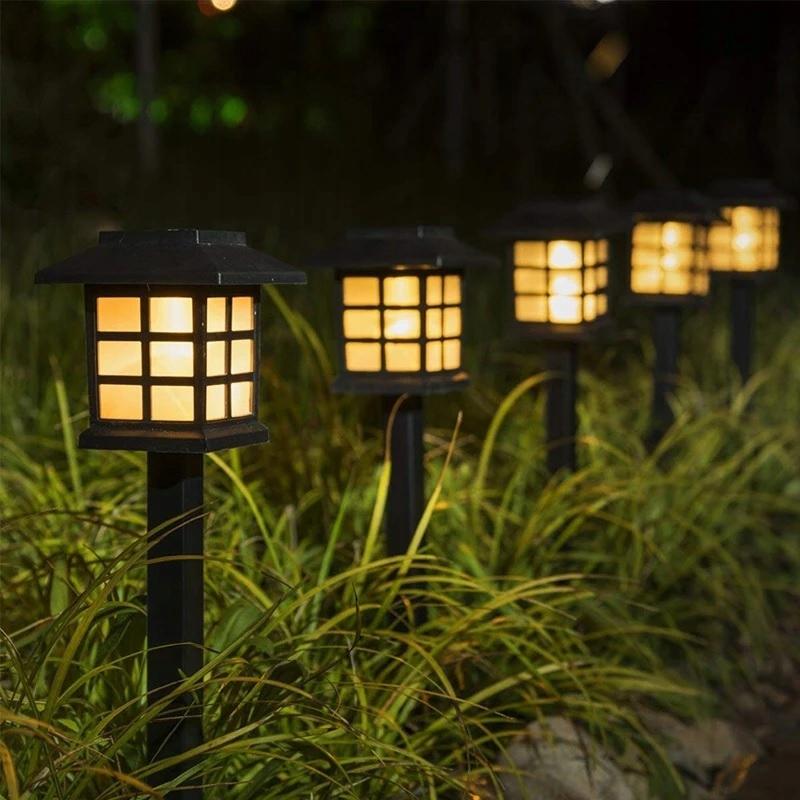 Lanterns Set, Garden Lamp, Solar, Warm Lamps For The Garden, 6X