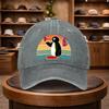 A Pingu Printed Baseball Cap a Casual Duckbill Hat Stylish And Adjustable for Outdoor Use Suitable for Travel And Beach Vacat