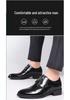 Men's Genuine Cowhide Leather Slip-on Shoes - Breathable, British Style, Formal/Casual