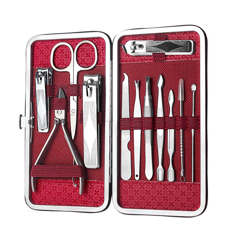 12-Piece Stainless Steel Nail Clipper and Manicure Set