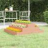 Vidaxl Planter, 80X80X27 Cm, Light Douglas Fir Wood