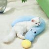 U-shaped Stuffed Pillow For Pet Cat Super Cat Neck Protector For Indoor Sofa