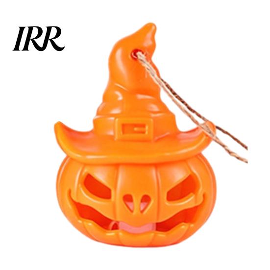 Detailed Halloween Figurine Light Witch Hat Pumpkin Lamp, Bat Skull Hollow LED Night Unique Ornament Lamp for Party, Spooky Tabletop Decor Haunted