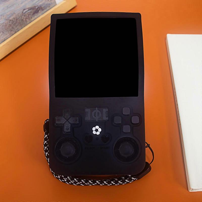 Protector Cover for R36 Protective Case Scratchproof Shell Game Console Silicone Case Gamepad Sleeve with Lanyard  Beige Color